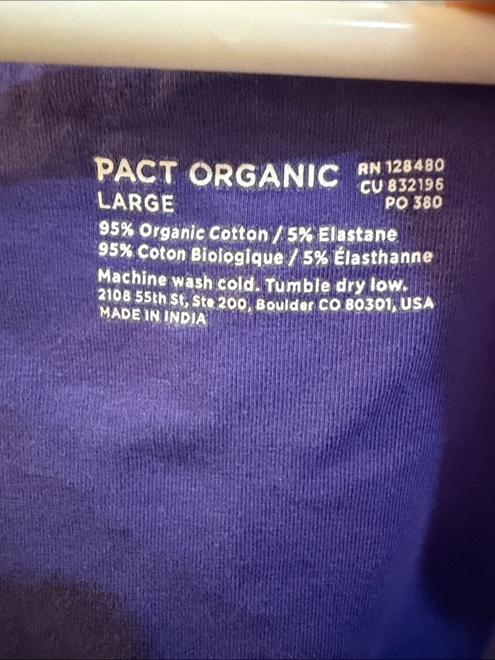 Pact Purple Sleeveless Fit-and-Flare Dress - Picture 3 of 5